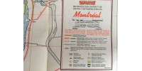 Carte routière ancienne de Montréal